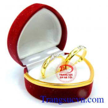 Nhẫn cưới vàng giá rẻ đẹp sang trọng kinh tế cho đôi bạn trẻ