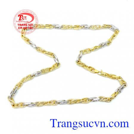 Dây chuyền nam 10k nam tính ý nhập