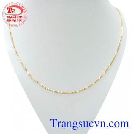 Dây chuyền vàng tây đẹp nhập khẩu từ Italy