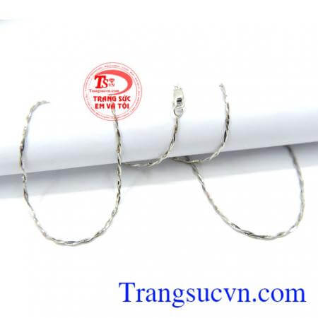 Dây chuyền nữ mảnh 18k ý đẹp