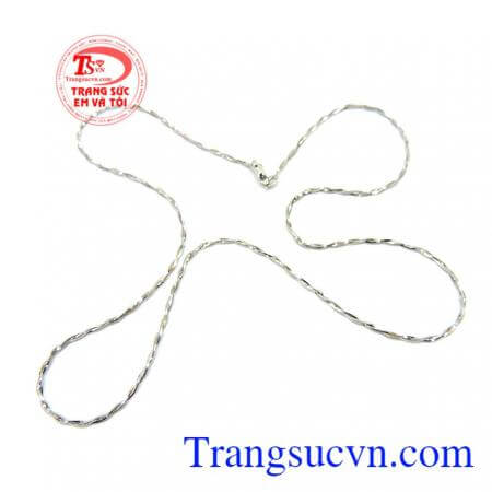Dây chuyền nữ mảnh 18k ý đẹp là món quà ý nghĩa dành riêng cho người phụ nữ của bạn