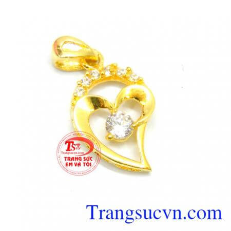 Mặt dây nữ trái tim chung tình 10k làm quà trong các dịp lễ tết sẽ thật ý nghĩa