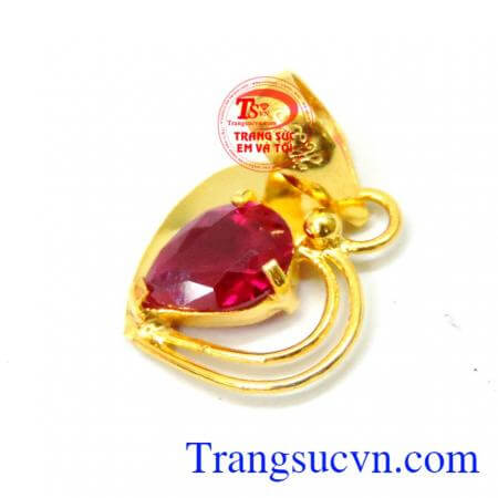 Mặt dây chuyền nữ vàng tây đẹp