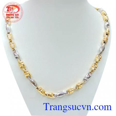 Dây chuyền vàng tây 18k nhập