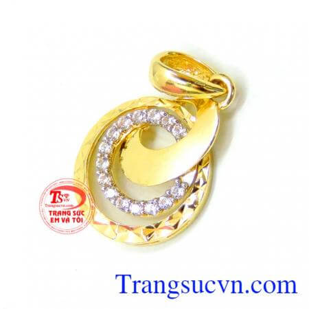 Mặt dây nữ đá kết hạnh phúc