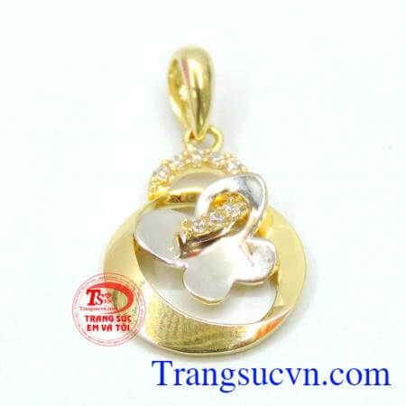 Mặt dây bướm đẹp thời trang 10k với kiểu dáng thiết kế đẹp dành tặng phái nữ chuẩn korea mang lại vẻ đẹp thùy mị quý phái