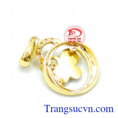 Mặt dây chuyền vàng tây xinh xắn 10k