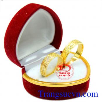 Nhẫn cưới vàng giá rẻ đẹp sang trọng kinh tế cho đôi bạn trẻ