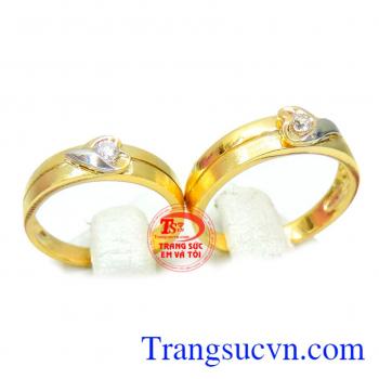 Nhẫn cưới trái tim yêu thương 