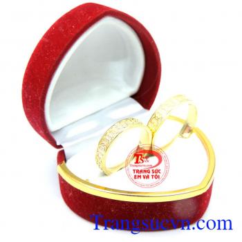 Nhẫn cưới vàng giá rẻ đẹp sang trọng kinh tế cho đôi bạn trẻ