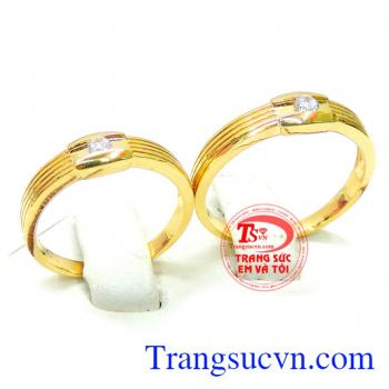 Nhẫn cưới đong đầy yêu thương
