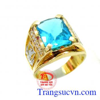 Nhẫn vàng tây hợp thời trang