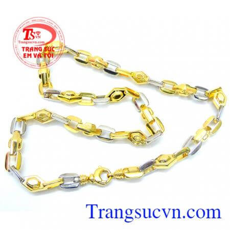 Dây chuyền nam 18k dũng mãnh sang đẳng cấp