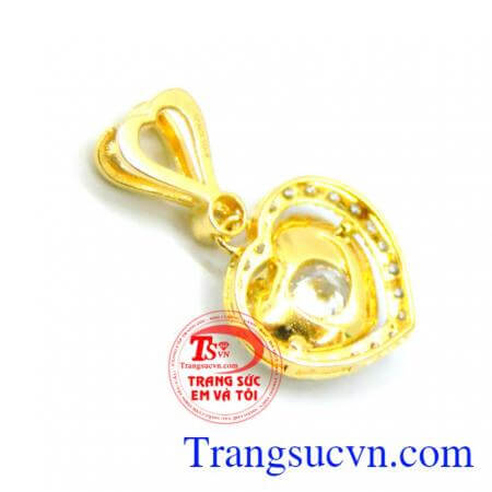 Mặt dây chuyền vàng tây