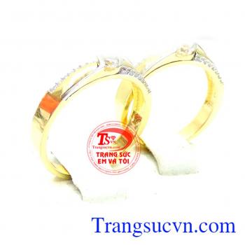 Nhẫn cưới 10k vàng chất lượng