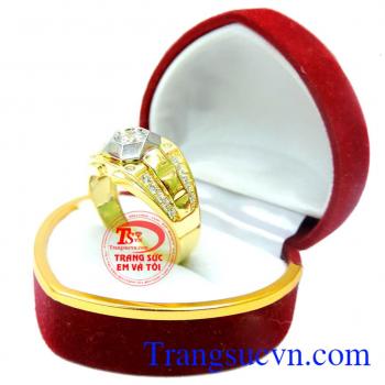 Nhẫn nam đính kim cương tinh tế là món quà tốt nhất dành tặng phái mạnh mang lại vẻ đẹp sang trọng