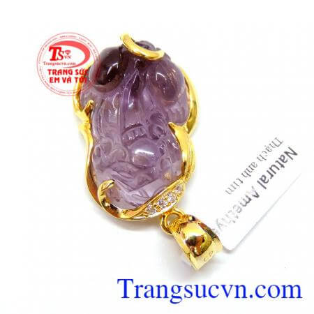 Tỳ hưu thạch anh tím tài lộc