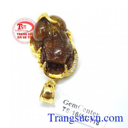 Tỳ hưu tóc nâu mang lại tiền tài