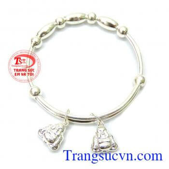 Lắc bạc kiểu dáng kute cho trẻ Lắc bạc kiểu dáng kute cho trẻ