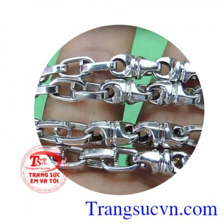 Dây chuyền vàng trắng Italy 18k 750 Ý hay còn (bạch kim) chỉ màu trắng. Dây chuyền vàng trắng Italy 18k