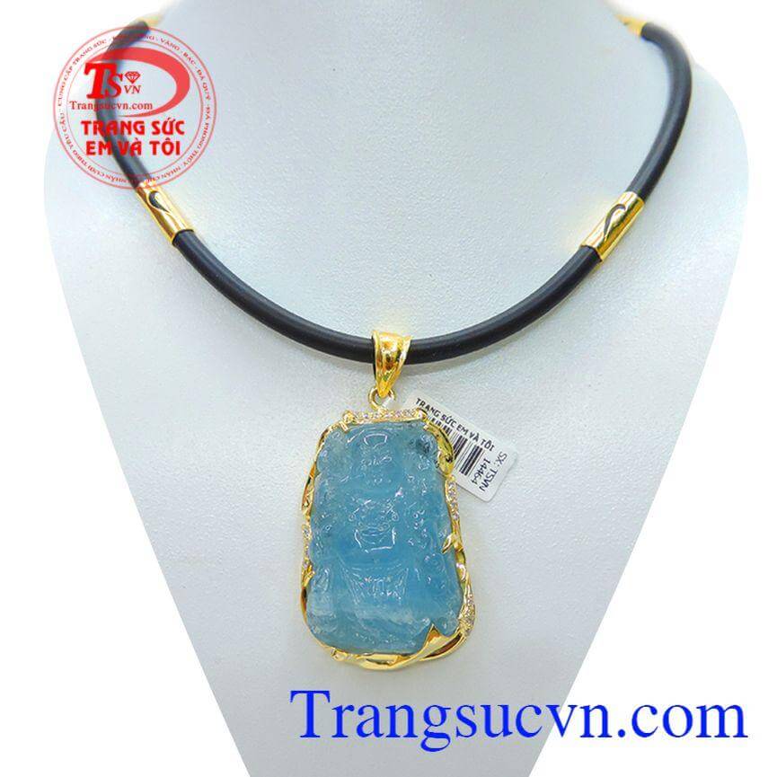  Bộ dây da đá aquamarine sang trọng