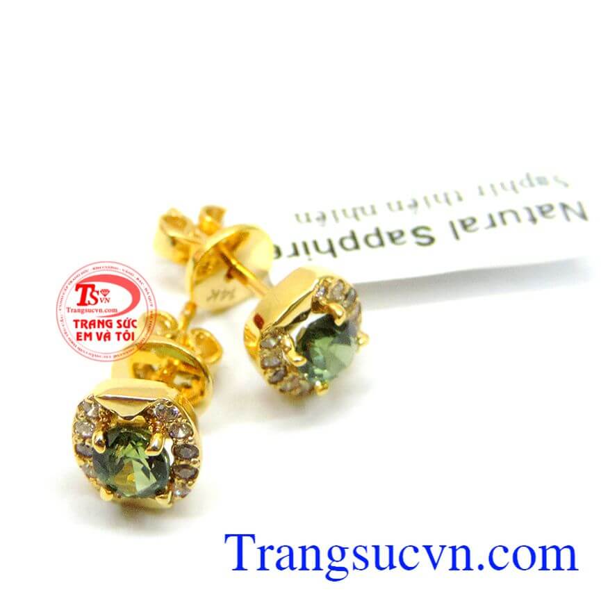Hoa tai saphire hạnh phúc cho nữ là loại đá quý rất được ưa chuộng tại Việt Nam đá Sapphire
