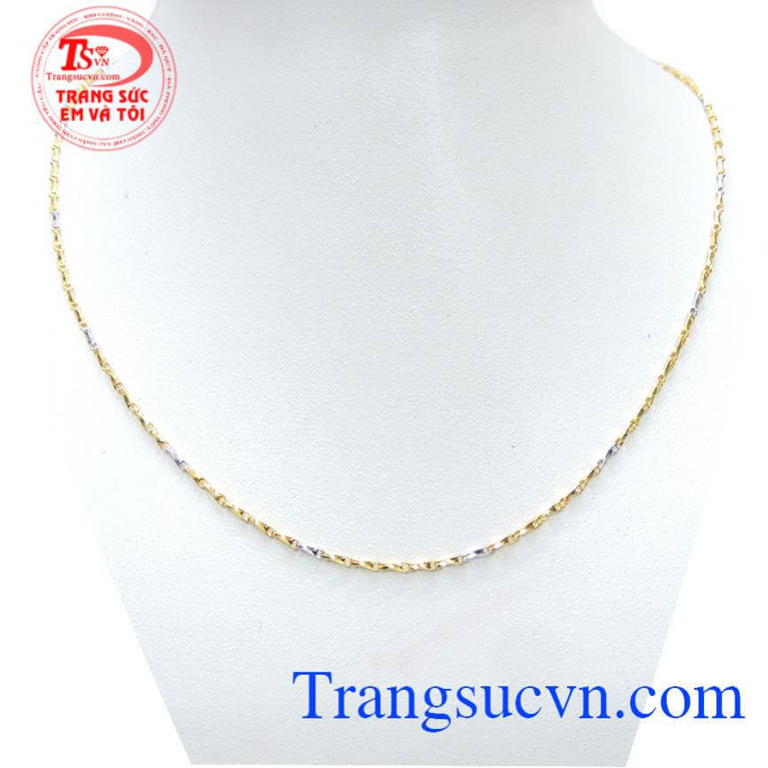 Dây chuyền vàng nữ tính yêu thương