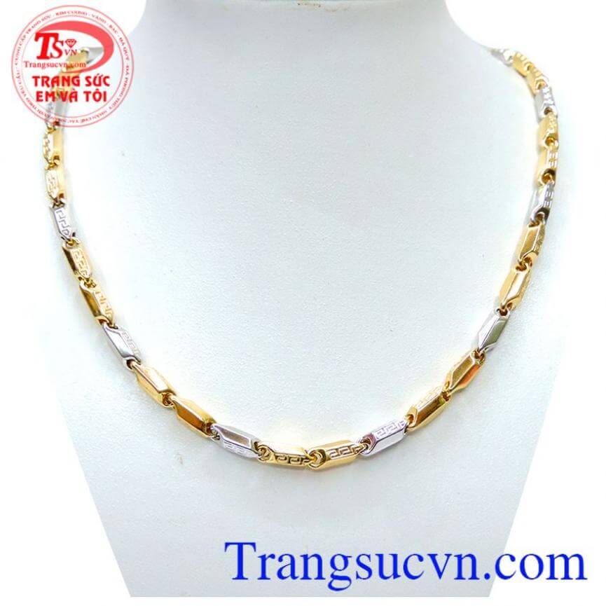Dây chuyền nam 18k phong cách