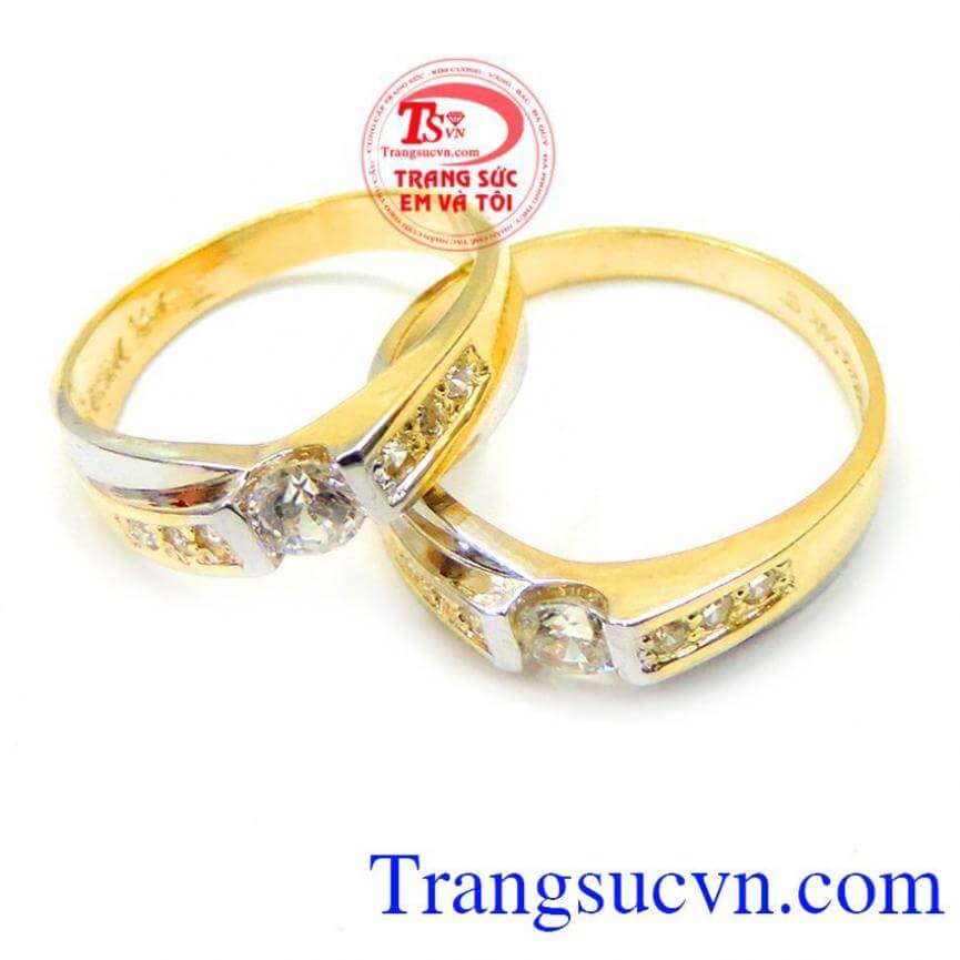 Nhẫn cưới hạnh phúc mãi bên nhau
