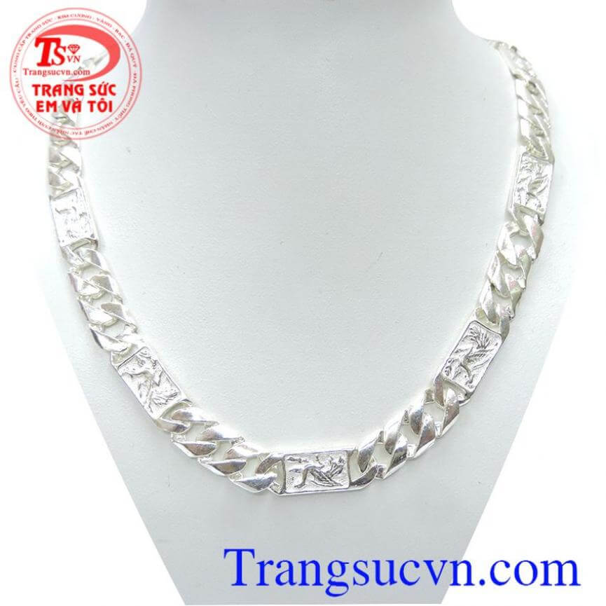 Dây chyền nam Khắc con Công