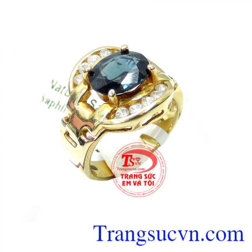 Nhẫn nữ saphire đeo hợp mệnh