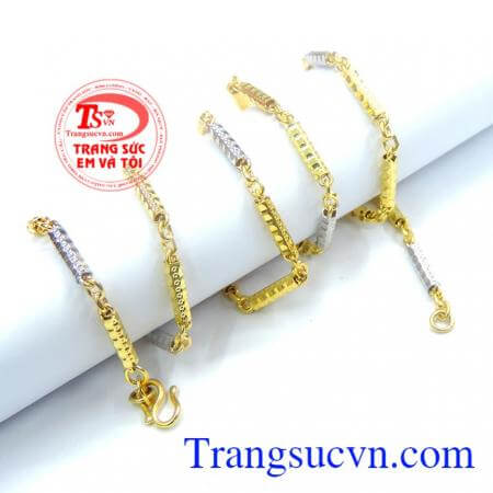 Dây chuyền khúc thời trang đẹp là dây chuyền  vàng tây đảm bảo chất lượng, Uy tín