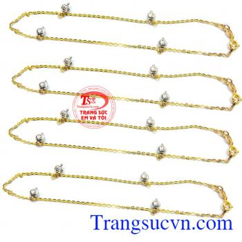 Lắc chân nữ tính thời trang đẹp khách hàng nhiều năm liền bình chọn.