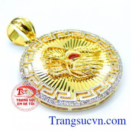 món trang sức vàng không thể thiếu của phái mạnh thể hiện được sự nam tính mạnh mẽ cho mình, Mặt rồng cá tính cho nam đẹp