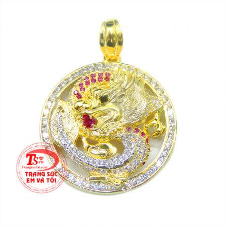 Bộ mặt rồng vàng quyền uy cho nam