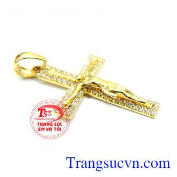 Mặt thánh giá bằng vàng chất lượng đảm bảo,Uy tín