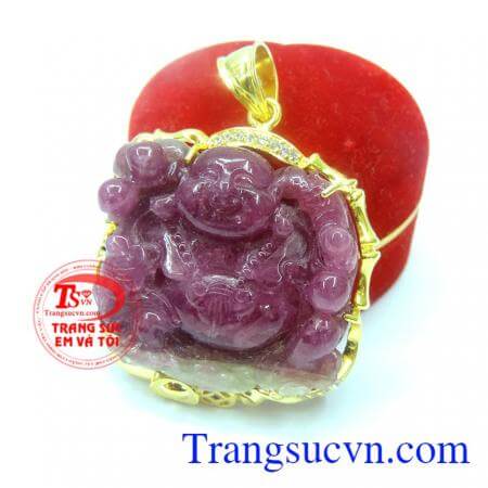 Mặt phật turmalin may mắn đẹp