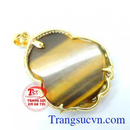 Mặt di lặc đá mắt hổ hạnh phúc