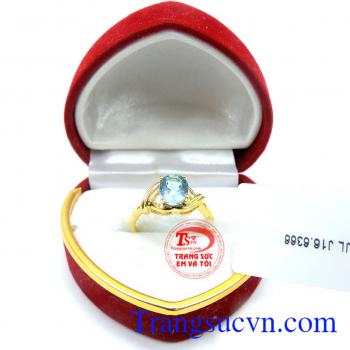 Nhẫn topaz nữ hạnh phúc đẹp nhẫn nữ đẹp mang lại vẻ đẹp sang trọng.