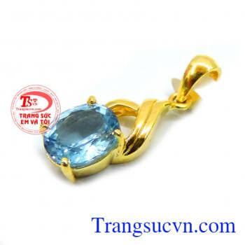 Mặt dây topaz kiểu dáng đẹp thúc đẩy sự thấu hiểu, lòng từ bi, tốt bụng và sự cảm thông