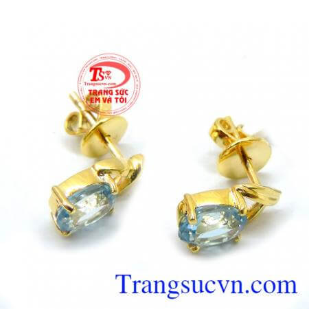 Hoa tai topaz thiên nhiên đẹp mang lại nhiều may mắn hợp trang phục là món quà ý nghĩa nhất dành tặng phái đẹp