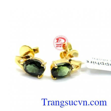 Hoa tai saphire nữ ngọt ngào đẹp