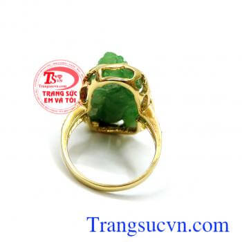 Nhẫn nữ tỳ hưu kiểu dáng đẹp