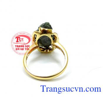Khách hàng ưa chuộng sản phẩm nhẫn nữ vàng tây 10k bền đẹp. Nhẫn tỳ hưu saphire nữ tính đẹp