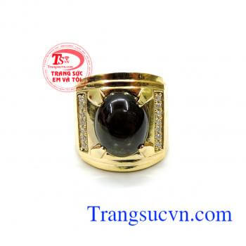 Nhẫn nam vàng tây thiết kế và chế tác tinh tế, đeo hợp thời trang và sang trọng