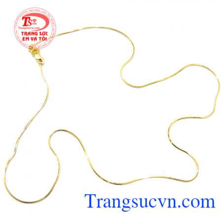Dây chuyền nữ vàng tây sang trọng