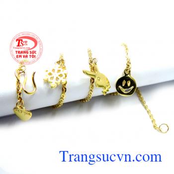 Lắc chân nữ đẹp món quà yêu thương