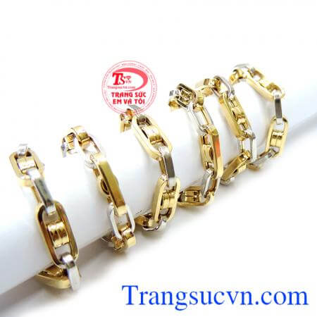 Dây chuyền nam vàng tây sang trọng Dây chuyên nam sáng bóng