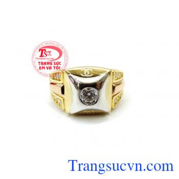 Nhẫn vàng nam cá tính đẹp