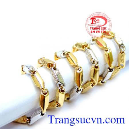 Dây chuyền nam 18k phong cách